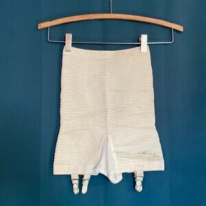 Vintage 1950’s-1960’s My Fair Lady White Girdle Panties with Garters